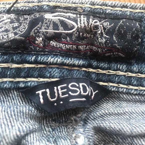 Silver Denim Jeans - Picture 5 of 11